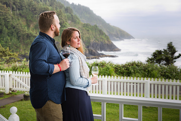 Guests at Heceta Head Bed & Breakfast, Oregon